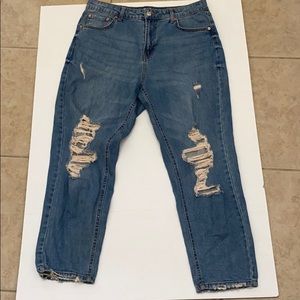 💜Wild Fable Wide Leg Ripped Jeans